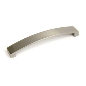 Kingsman Curve Series 6-5/16 in. (160 mm) Center-to-Center Solid Zinc Alloy Brushed Nickel Drawer Pull (25-Pack)
