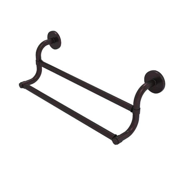Allied Brass Remi Collection 18 in. Wall Mounted Double Towel Bar in Antique Bronze