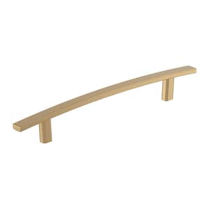 Cyprus 6-5/16 in. (160mm) Modern Champagne Bronze Arch Cabinet Pull