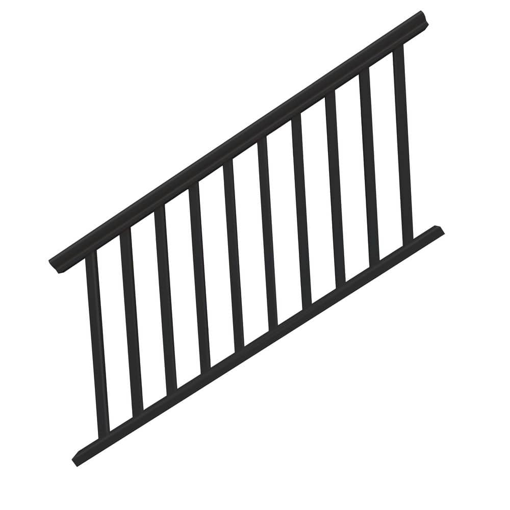42 in. x 72 in. Black Vinyl Stair Railing price history on PriceWatchPro