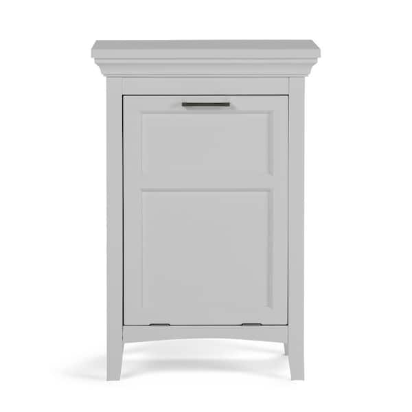 Avington 29.9 in. H x 20.5 in. W Laundry Hamper in Pure White