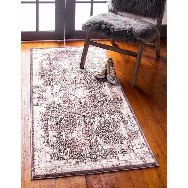 Aberdeen Stanhope Violet 2 ft. 7 in. x 8 ft. 2 in. Runner Rug