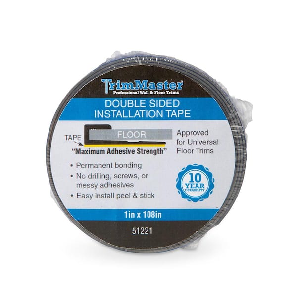 Universal Trim Installation Tape for Concrete Flooring