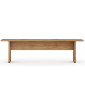 Tarrytown 67.91 in. Nature Rustic Country Dining Bench