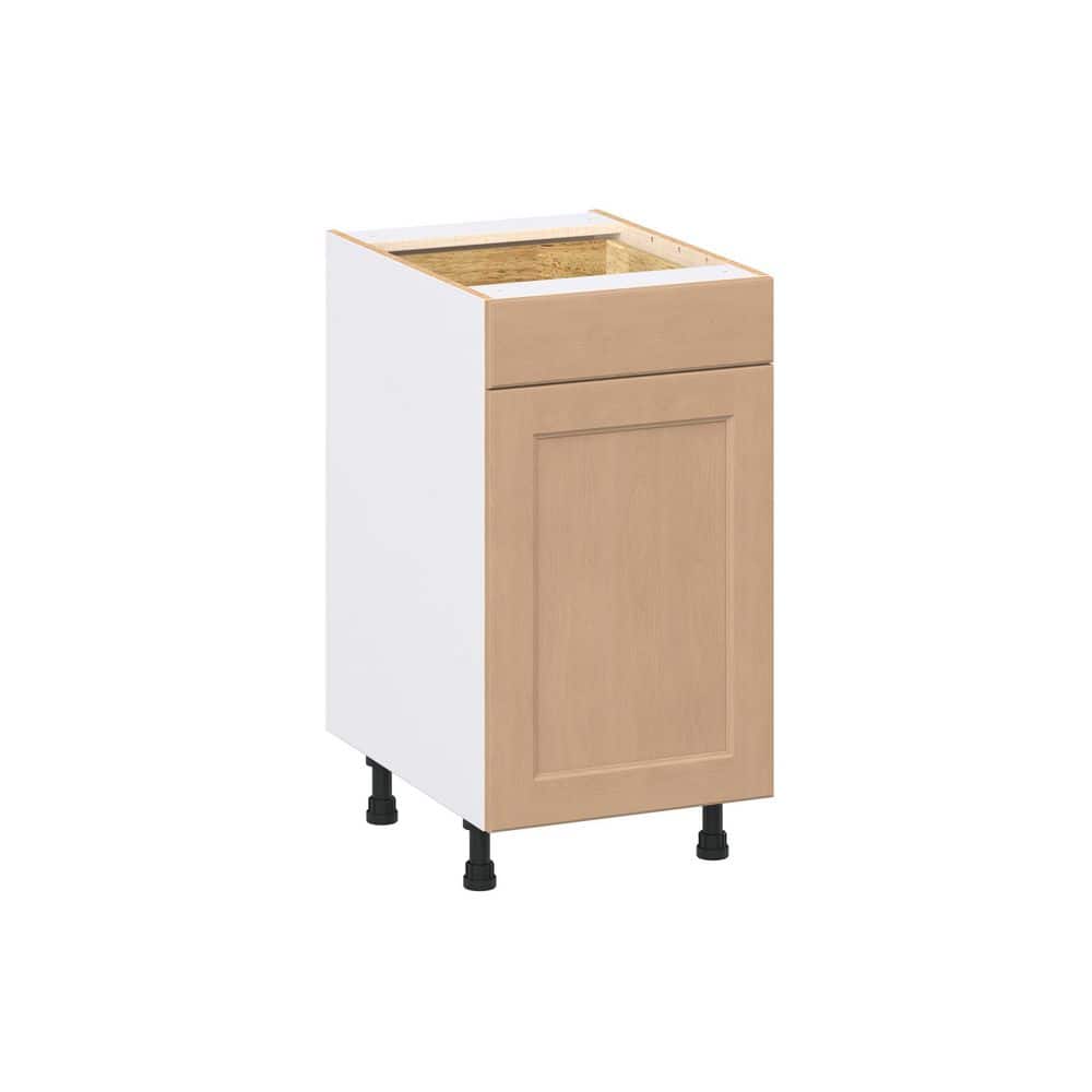 Lakewood 18 in. W x 24.5 in. D x 34.5 in. H Assembled Shaker Trash Can Kitchen Cabinet in Sugar Cookie price history on PriceWatchPro