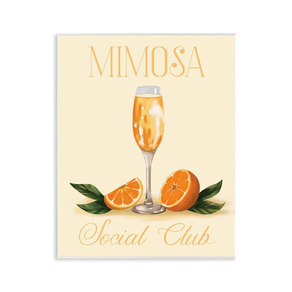 Mimosa Social Club by Hey Bre! Creative Studio Unframed Food Graphic Art Print 14 in. x 11 in. price history on PriceWatchPro