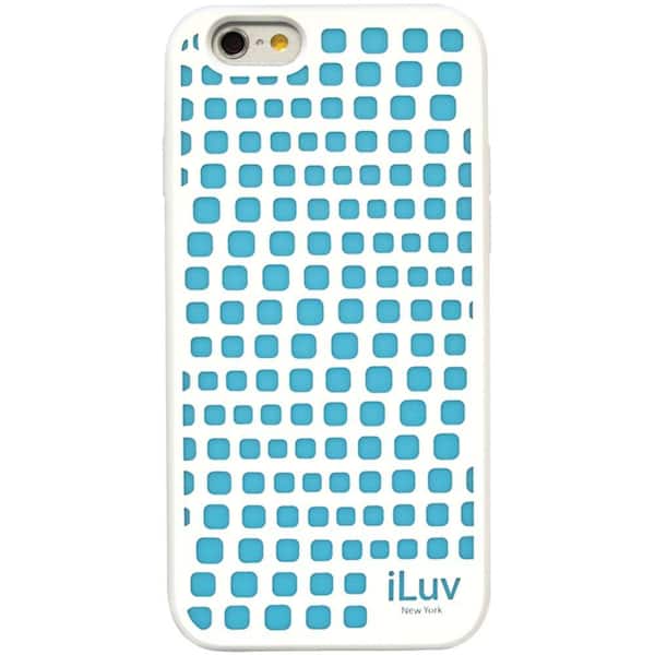 iLuv iPhone 6 4.7 in. White Aurora Wave Case