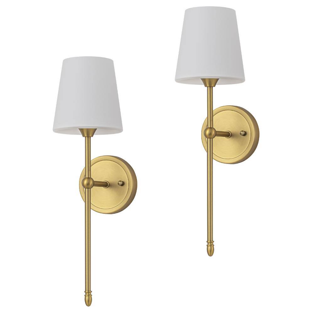 5.5 Inch Modern Vintage Set Of 2 Wall Sconces with Milk White Glass Shade for Bedroom Living Room price history on PriceWatchPro