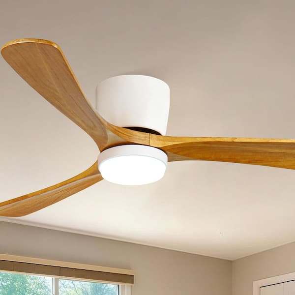 42 in. Smart Indoor White Ceiling Fan with 3-Colors LED Light and Dimmer and DC Reversible and APP/Wall Switch/Remote