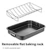 Stainless Steel Roasting Pan with Rack MW3553 - The Home Depot