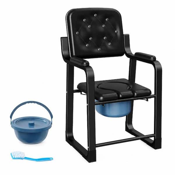 Numhew Bedside Commode Chair 22 in. x 20 in. Heavy Duty Toilet