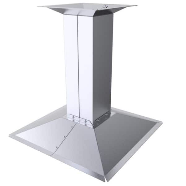 22 in. x 21.5 in. x 6 in. 304 Stainless Steal Post Fixture Mount for Universal Appliance Insulated Jacket