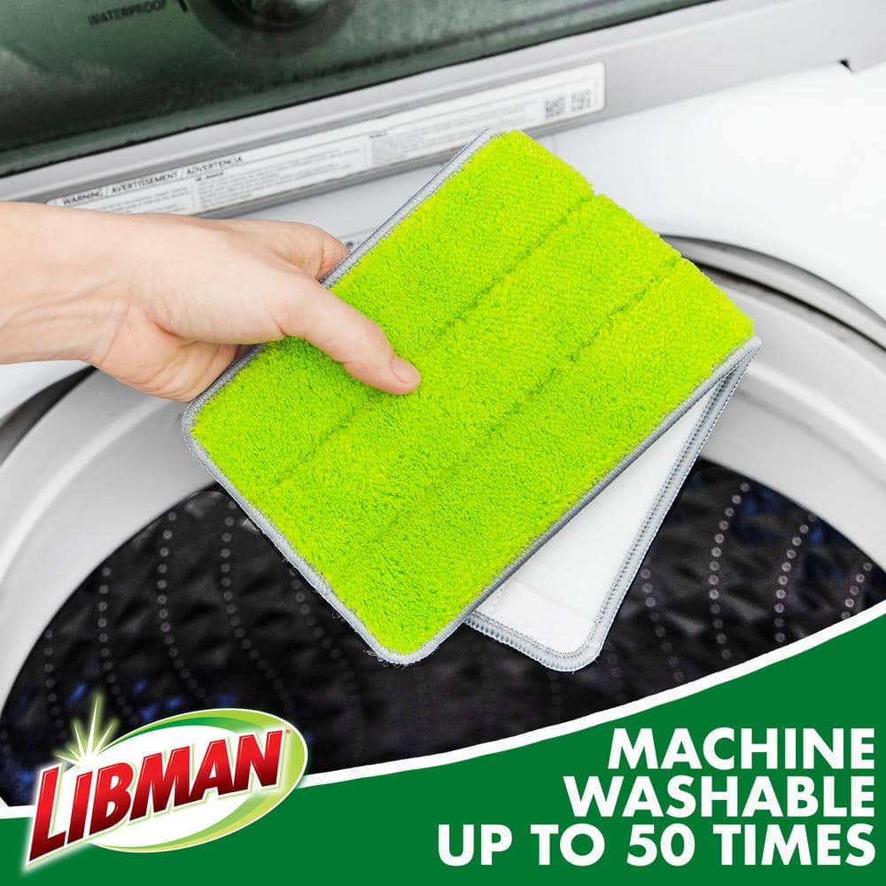 Libman Green Microfiber Mop with Dual Chamber Bucket System