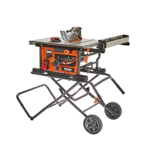 10 in. Table Saw with Folding Stand