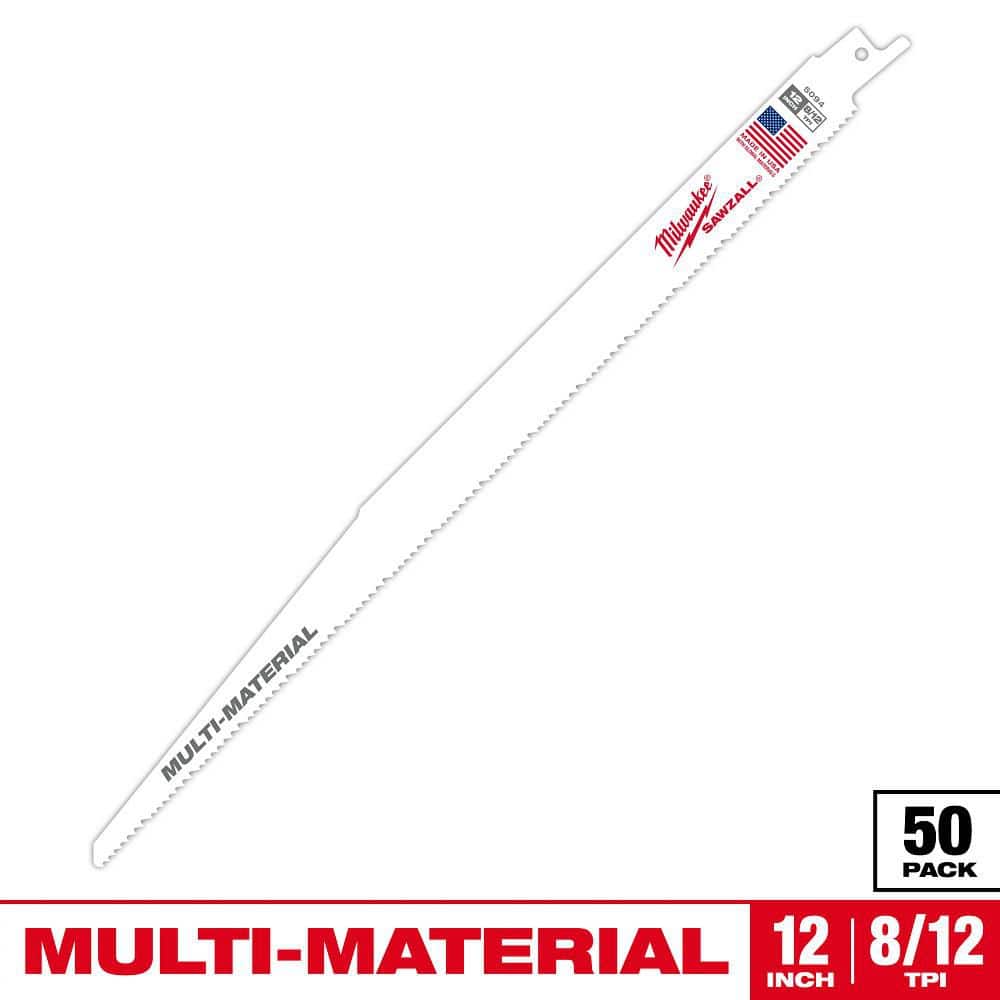 Milwaukee 12 in. 8/12 TPI Mutli-Material Cutting SAWZALL