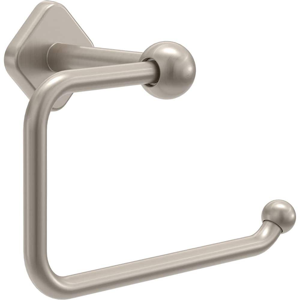 Gainesville Wall Mount Open Square Toilet Paper Holder Bath Hardware Accessory in Satin Nickel price history on PriceWatchPro
