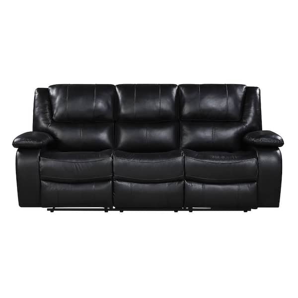 Lazzara Emily 87 in. W Pillow Top Arm Microfiber Rectangle Manual