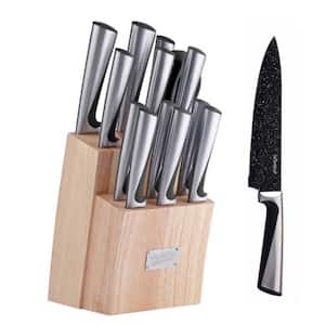 Orion 14-Piece Stainless Steel Knife Set with Block