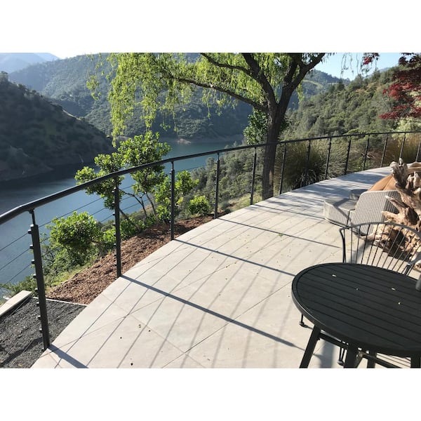 DARK GREY COMPOSITE DECK HAND RAIL KIT INC: 2 X RAILS 10 X SPINDLES & 20 - View #11