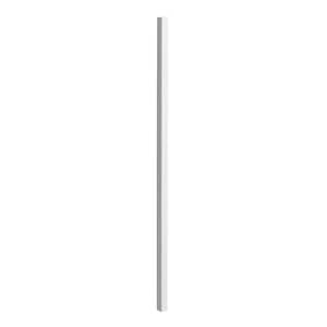 2 in. x 2 in. x 6.5 ft. Navajo White Steel Fence Post