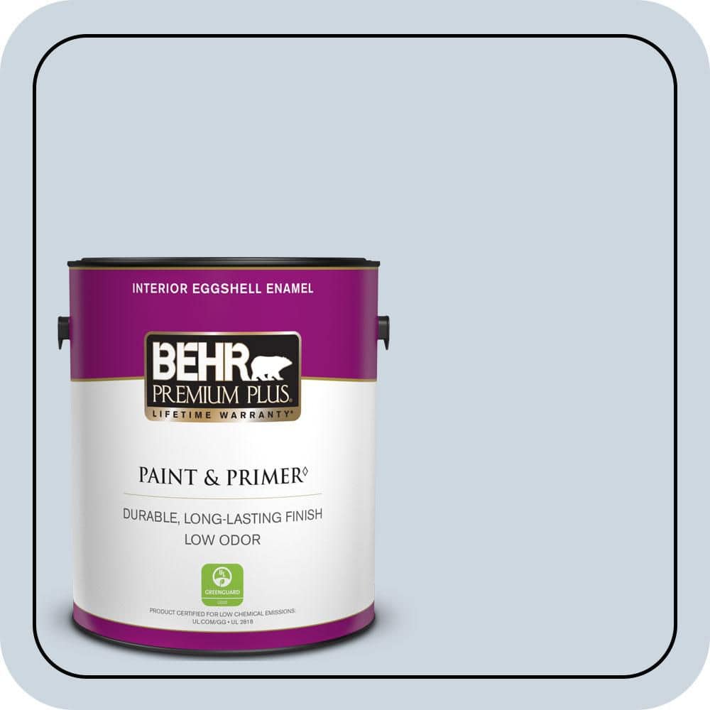 1 gal. #MQ3-60 Blue Gossamer Eggshell Enamel Low Odor Interior Paint & Primer price history on PriceWatchPro