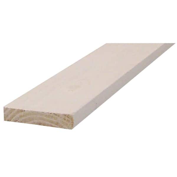 Unbranded 1 in. x 8 in. x 12 ft. Primed Board