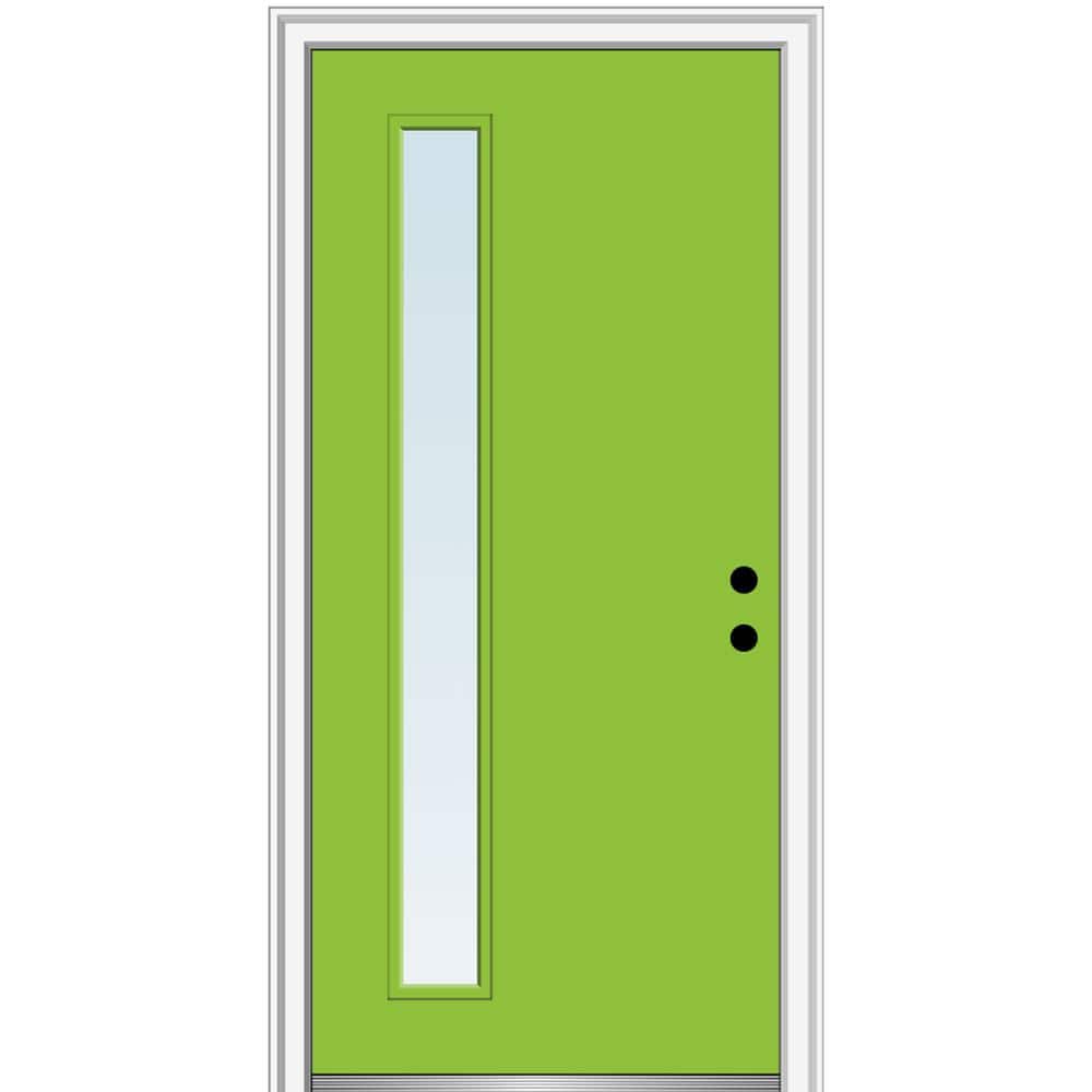 MMI Door 30 in. x 80 in. Viola Low-E Glass Left-Hand Inswing 1-Lite ...