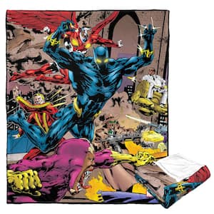 Black Panther Time to Pounce Silk Touch Multi-Colored Throw Blanket