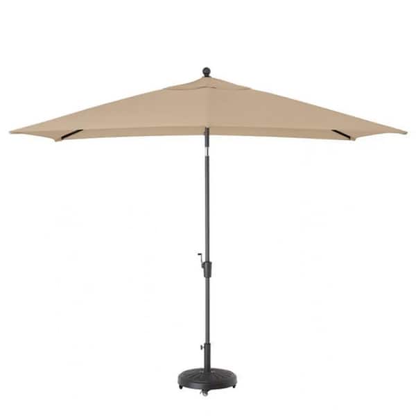 Garden Winds RipLock 350 Beige Replacement Canopy for Hampton Bay 6.5 ft. x 10 ft. Patio Umbrella