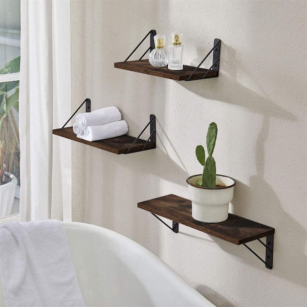 Set of 3 Wall Shelf, Floating Shelves for Wall Decor, 16.5/14.2