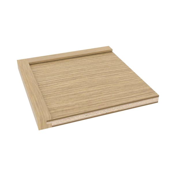 Leyton 7.5 in. W x 7.5 in. H Slim Shaker Cabinet Sample in White Oak
