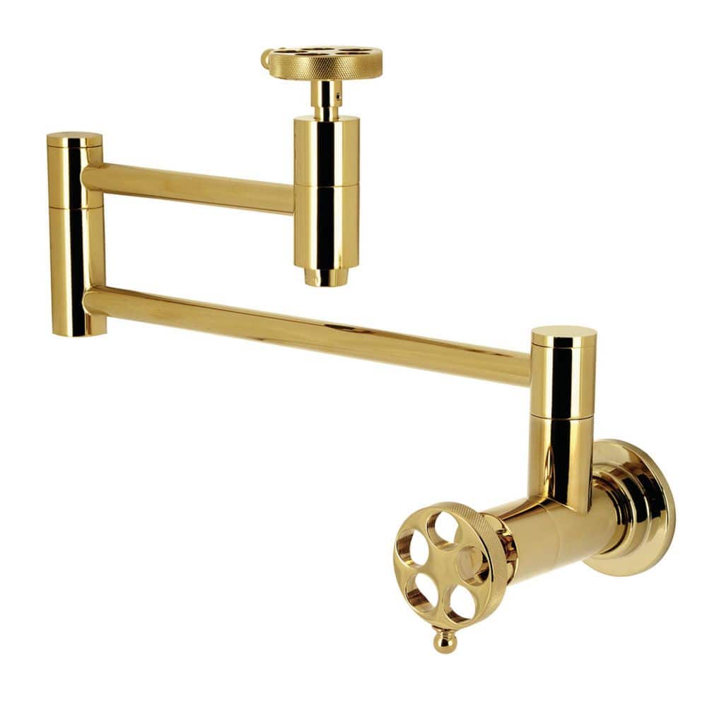 Wendell Wall Mount Pot Filler in Polished Brass price history on PriceWatchPro