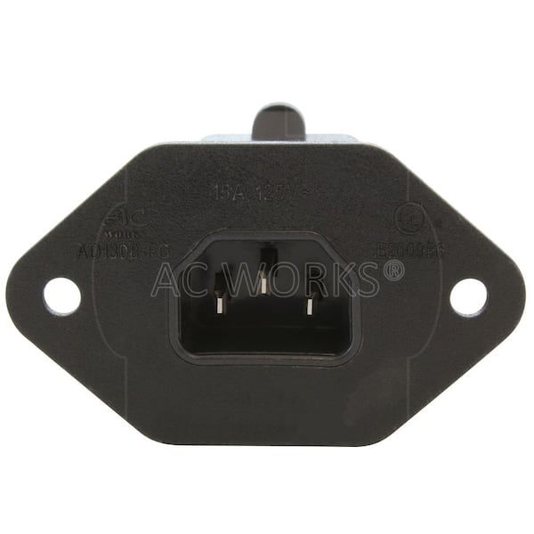 Connettori Alimentazione IEC C13 + C14 Modulo Ingresso, Snap-in 10A/250V, LEVSEB AC-02 - Foto 5