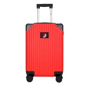 Portland Trailblazers premium 2-Toned 21 in. Carry-On Hardcase in Red