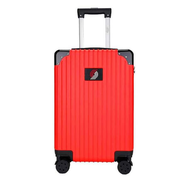 Mojo Portland Trailblazers premium 2-Toned 21 in. Carry-On Hardcase in Red
