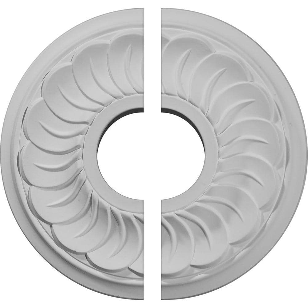 11-3/4 in. x 3-5/8 in. x 1 in. Blackthorne Urethane Ceiling Medallion, 2-Piece (Fits Canopies up to 4-7/8 in.) price history on PriceWatchPro