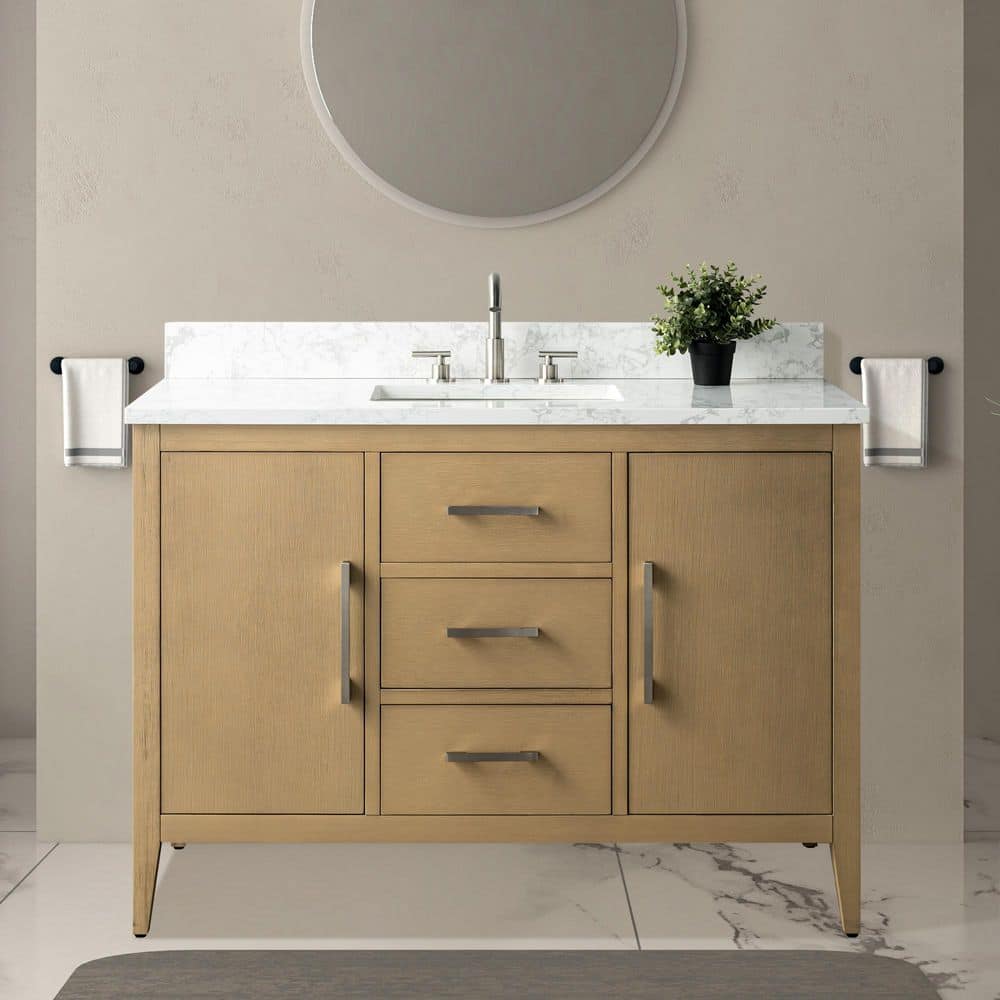 Vanity Art 48 in. W. x 22 in. D x 34 in. H Single Sink