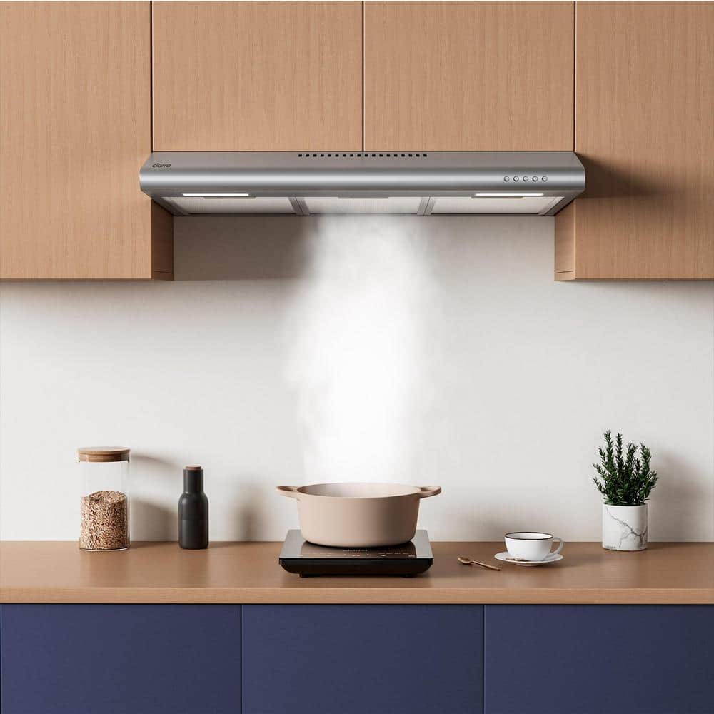 30-Inch Stainless Steel Convertible Under Cabinet Range Hood