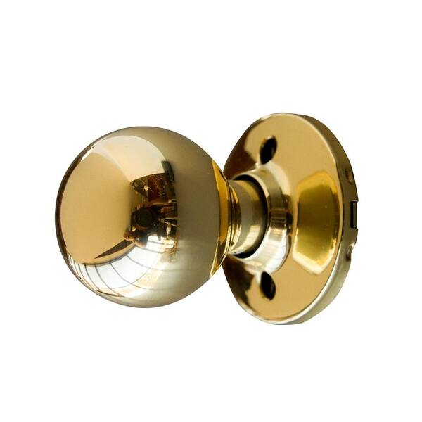 Design House Bay Polished Brass Dummy Door Knob