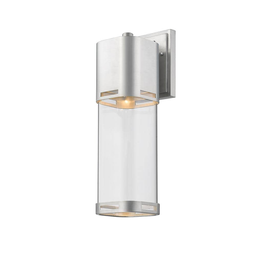 Lestat 14-Watt 17 Brushed Aluminum Integrated LED Aluminum Hardwired Out