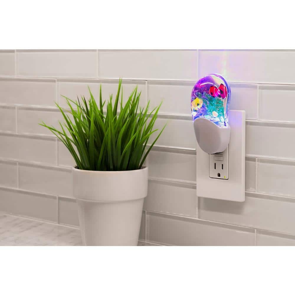 Multicolored LED Tropical Fish Automatic Night Light