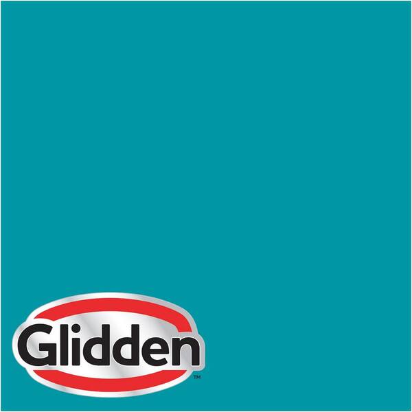 Glidden Premium 1 gal. #HDGB27 Hawaiian Teal Eggshell Interior Paint with Primer