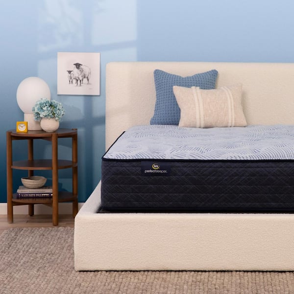 Perfect Sleeper Nurture Night King Plush 13.5 in. Mattress Set with 9 in. Foundation