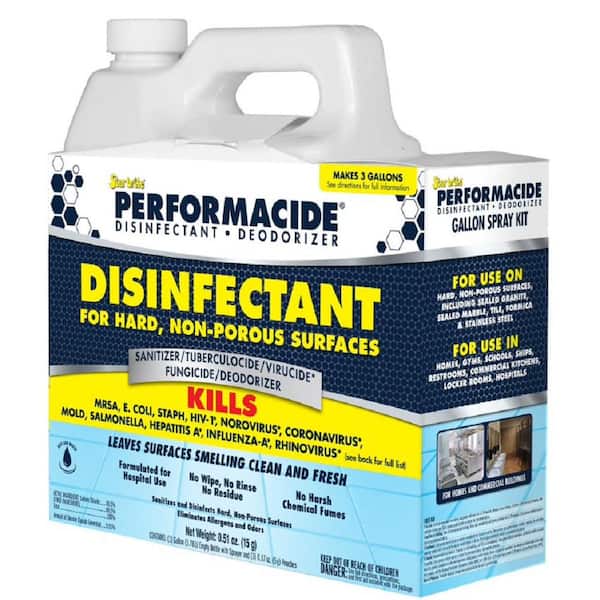 Star brite Performacide 1 Gal. Disinfectant Spray Kit for Hard Non-Porous Surfaces (3-Pack)