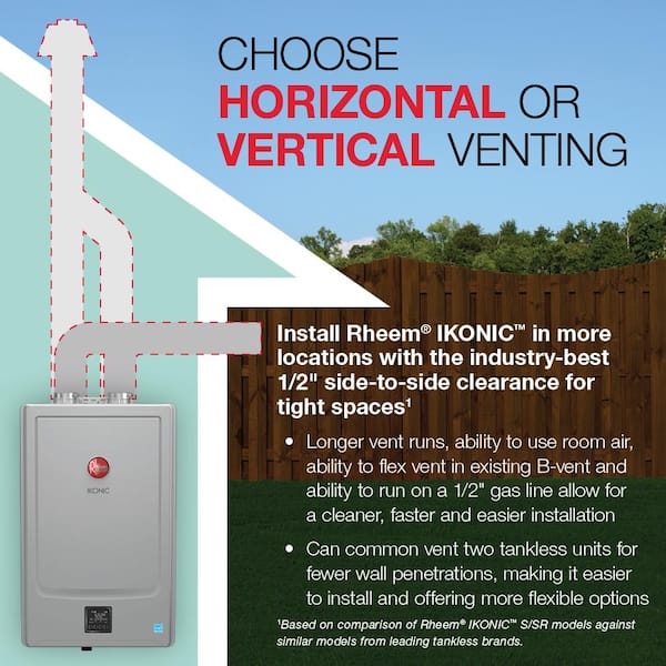 Rheem IKONIC 11.2 GPM Smart Super High Efficiency Indoor or