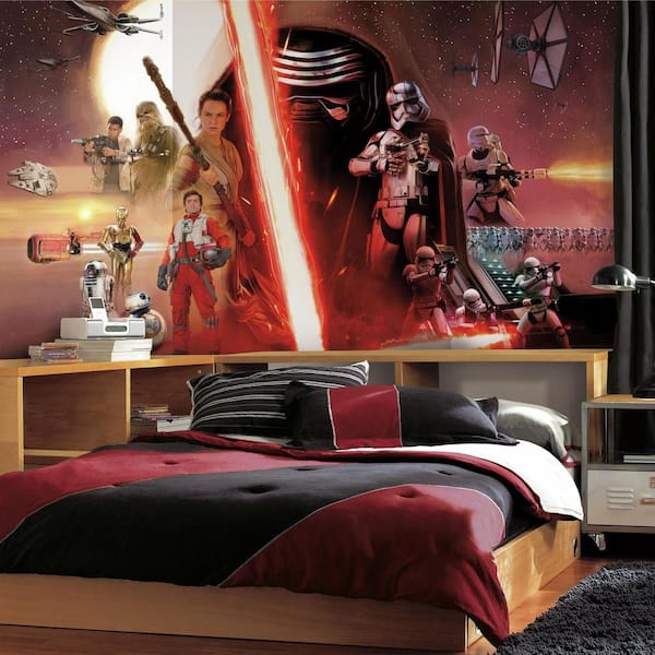 RoomMates 72 in. x 126 in. Star Wars EP VII 7-Panel Pre-Pasted XL Surestrip Wall Mural