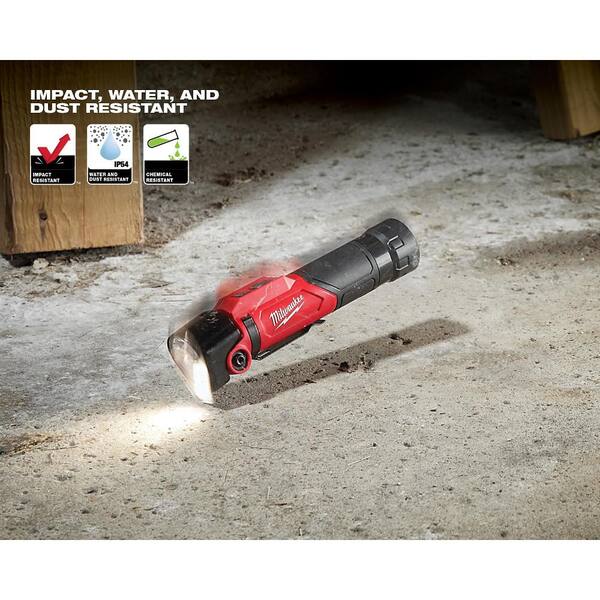 milwaukee usb rechargeable pivoting flashlight kit