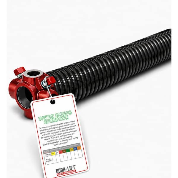 0.218 in. Wire x 2 in. D x 26 in. L Torsion Spring in White Right Wound for Sectional Garage Doors