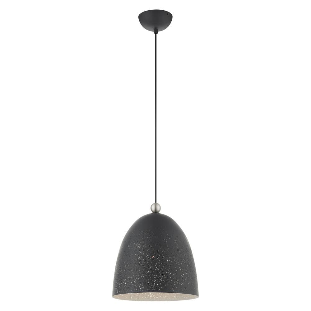 Arlington Scandinavian Gray Crystal Globe LED Pendant