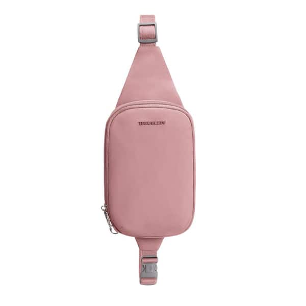 Travelon Anti-Theft Roam 7.75-in. Desert Pink Compact Sling Backpack